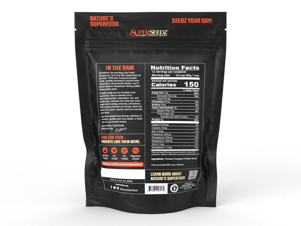 🌿 Original ‘In the Raw’ Gourmet Pumpkin Seeds – Pure, Hull-Less Premium European Pepitas, Nutrient Powerhouse Go raw with nature’s superfood. no oil, no salt, no roasting. Just protein, minerals, and clean energy.