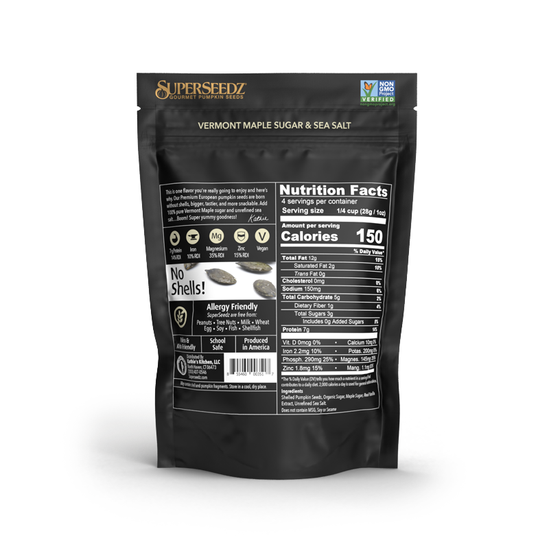 Premium Select 4oz Vermont Maple Sugar & Sea Salt